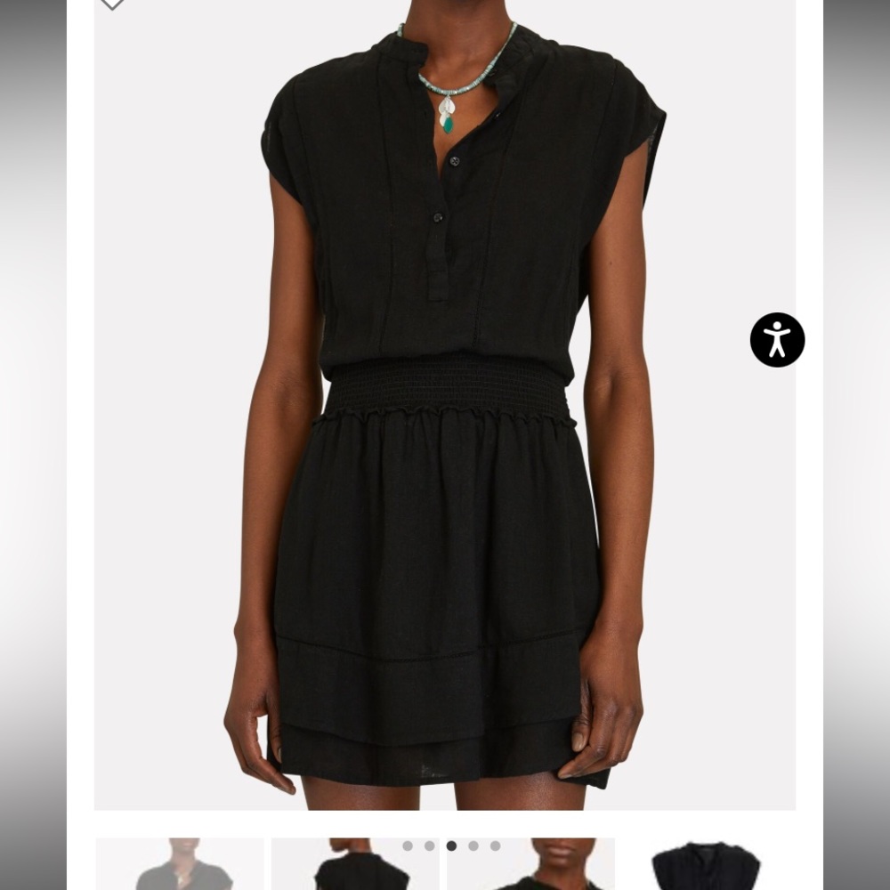 Rails Angelina Dress with Black Lace Detail